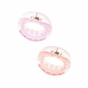 Ettika Clear Donut Hair Claw Set